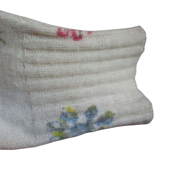 Women's Small Vintage Cardigan Sweater Bradley Knitwear Floral 1960's Granny USA - Picture 5 of 7